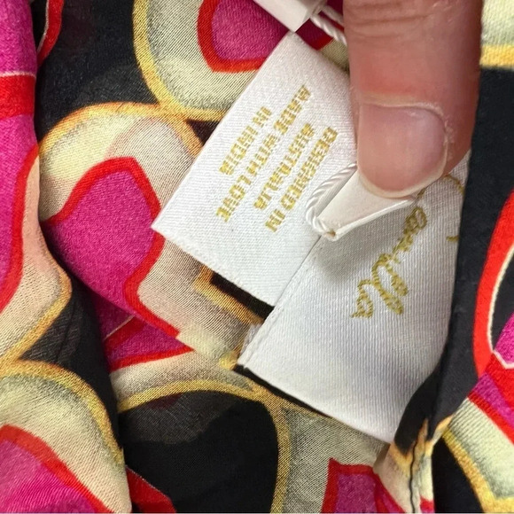 NWT Camilla Embellished Silk Shift Dress Wild and Running - Picture 9 of 14